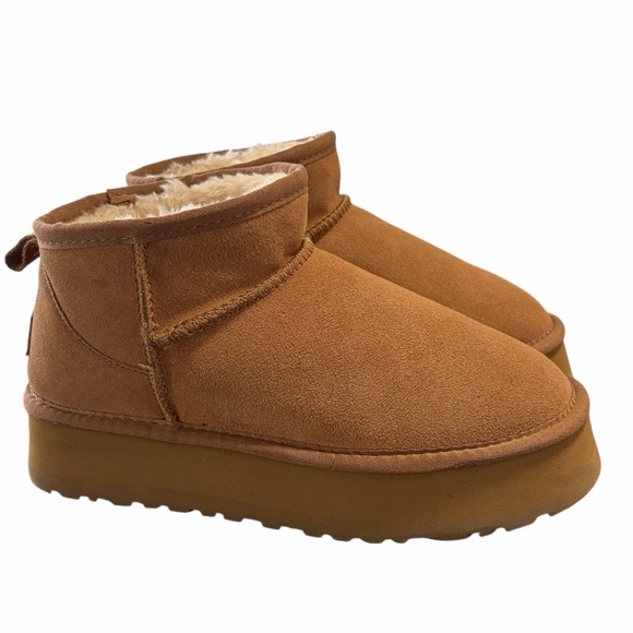 UGG Shoes - UGG Women’s Classic Ultra Mini Platform Winter Boot - Chestnut - New - 39